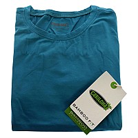 Cariloha Women's Bamboo Athletic Crew T-Shirt - Medium Teal