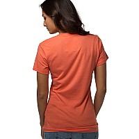 Cariloha Bamboo-Viscose V-Neck Tee - Sunkissed Coral