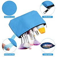 30 Pieces Travel Makeup Bags Canvas Cosmetic Bags Bulk Multipurpose Small Makeup Pouch With Zipper Plain Blank Toiletry Bag Diy