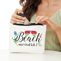 Jiuweihu Beach Bags Sunscreen Bag Beach Kit Summer Travel Gifts Women Cosmetic Bag Beach Survival Kit Waterproof Wictoria Se