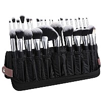 Ducare Makeup Brush Organizer 30Pcs Folding Travel Professional Makeup Brushes Case Bag Stand-Up Cosmetic Bag Artist Storage Bag (Only Bag)