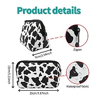 Ajltpa Cosmetic Bag Waterproof Neoprene Zipper Pouch Travel Portable Toiletry Makeup Bags Organizer Case For Women And Girls Co