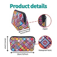 Ajltpa Cosmetic Bag Waterproof Neoprene Zipper Pouch Travel Portable Toiletry Makeup Bags Organizer Case For Women And Girls Ma