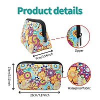 Ajltpa Cosmetic Bag Waterproof Neoprene Zipper Pouch Travel Portable Toiletry Makeup Bags Organizer Case For Women And Girls Br