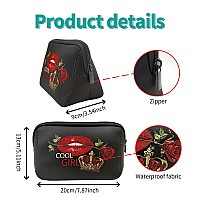 Ajltpa Cosmetic Bag Waterproof Neoprene Zipper Pouch Travel Portable Toiletry Makeup Bags Organizer Case For Women And Girls Co