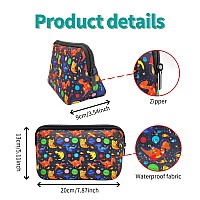 Ajltpa Cosmetic Bag Waterproof Neoprene Zipper Pouch Travel Portable Toiletry Makeup Bags Organizer Case For Women And Girlsspa