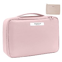 Queboom Travel Makeup Bag Cosmetic Bag Makeup Bag Toiletry Bag For Women And Menpink