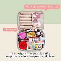 Queboom Travel Makeup Bag Cosmetic Bag Makeup Bag Toiletry Bag For Women And Menpink