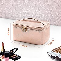 Ocheal Rose Gold Makeup Bagtravel Makeup Organizer Bag Large Capacity Cosmetic Bags For Women Large Travel Toiletry Bag Girls