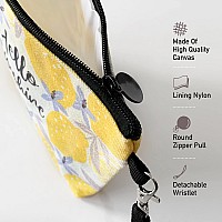 Hglian Lemon Travel Makeup Baginspirational Cosmetic Toiletry Accessories Organizercute Zipper Pouch For Pursegifts For Women