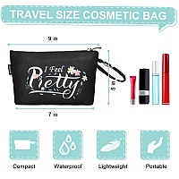 Gloppie Small Makeup Bag Sunscreen Bag Little Personal Bag For Purse Must Have Purse Essentials Black