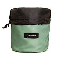 Jadyn Cinch Top Compact Travel Makeup Bag And Cosmetic Organizer For Women Sage Green