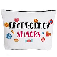 Snack Bag For Travel Weekender Bag For Teens Girl Best Friends Sister Casual Makeup Cosmetic Bag Travel Organizer Emergency Snac