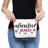 Snack Bag For Travel Weekender Bag For Teens Girl Best Friends Sister Casual Makeup Cosmetic Bag Travel Organizer Emergency Snac