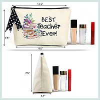 BeeGreen Makeup Bag with Liner and Inner Zipper Pocket and 11.8