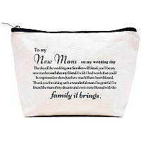 Gift for Mother of the Groom from Bride- Thank You Gift for New Mom-Wedding Gift for Mother in Law-Bridal Shower Gifts-Thank You for Raising Such a Wonderful Man-Makeup Bag Cosmetic Bag Travel Pouch