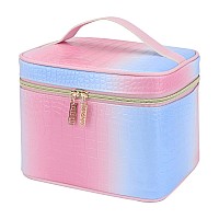 Imcuzur Makeup Bag Organizer Travel Toiletry Bag For Women Waterresistant Cosmetic Bag For Girls Travel Make Up Bag For Acces