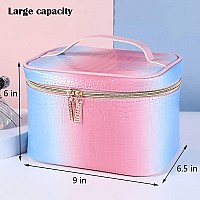 Imcuzur Makeup Bag Organizer Travel Toiletry Bag For Women Waterresistant Cosmetic Bag For Girls Travel Make Up Bag For Acces