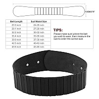 Jasgood Womens Fashion Vintage Wide Elastic Stretch Waist Belt With Interlock Buckle Halloween Belt