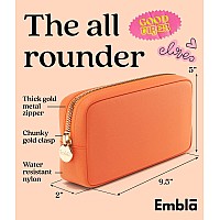 Embla Makeup Bag Travel Cosmetic Bag Toiletry Bag Cute Makeup Organizer Nylon Zipper Pouch Purse Storage Bag Cosmetics Organi