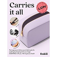 Embla Makeup Bag Travel Cosmetic Bag Toiletry Bag Cute Makeup Organizer Nylon Zipper Pouch Purse Storage Bag Cosmetics Organi