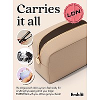 Embla Makeup Bag Travel Cosmetic Bag Toiletry Bag Cute Makeup Organizer Nylon Zipper Pouch Purse Storage Bag Cosmetics Organi