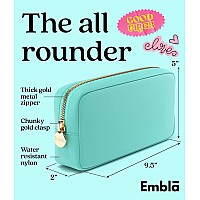 Embla Makeup Bag Travel Cosmetic Bag Toiletry Bag Makeup Organizer Nylon Zipper Pouch Purse Storage Bag Cosmetics Organizer