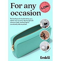 Embla Makeup Bag Travel Cosmetic Bag Toiletry Bag Makeup Organizer Nylon Zipper Pouch Purse Storage Bag Cosmetics Organizer