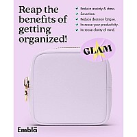 Embla Makeup Bag Travel Cosmetic Bag Toiletry Bag Cute Makeup Organizer Nylon Zipper Pouch Purse Storage Bag Cosmetics Organi