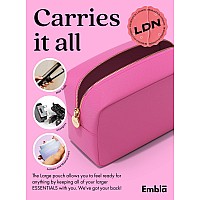 Embla Makeup Bag Travel Cosmetic Bag Toiletry Bag Makeup Organizer Nylon Zipper Pouch Purse Storage Bag Cosmetics Organizer