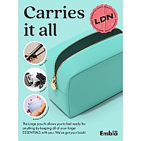 Embla Makeup Bag Travel Cosmetic Bag Toiletry Bag Makeup Organizer Nylon Zipper Pouch Purse Storage Bag Cosmetics Organizer