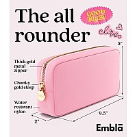 Embla Makeup Bag Travel Cosmetic Bag Toiletry Bag Makeup Organizer Nylon Zipper Pouch Purse Storage Bag Cosmetics Organizer