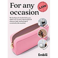 Embla Makeup Bag Travel Cosmetic Bag Toiletry Bag Makeup Organizer Nylon Zipper Pouch Purse Storage Bag Cosmetics Organizer