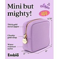 Embla Makeup Bag Travel Cosmetic Bag Toiletry Bag Cute Makeup Organizer Nylon Zipper Pouch Purse Storage Bag Cosmetics Organi