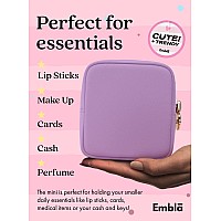 Embla Makeup Bag Travel Cosmetic Bag Toiletry Bag Cute Makeup Organizer Nylon Zipper Pouch Purse Storage Bag Cosmetics Organi