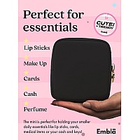 Embla Makeup Bag Travel Cosmetic Bag Toiletry Bag Cute Makeup Organizer Nylon Zipper Pouch Purse Storage Bag Cosmetics Organi