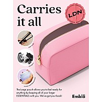 Embla Makeup Bag Travel Cosmetic Bag Toiletry Bag Makeup Organizer Nylon Zipper Pouch Purse Storage Bag Cosmetics Organizer