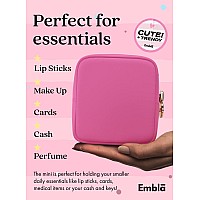 Embla Makeup Bag Travel Cosmetic Bag Toiletry Bag Makeup Organizer Nylon Zipper Pouch Purse Storage Bag Cosmetics Organizer