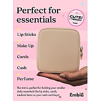 Embla Makeup Bag Travel Cosmetic Bag Toiletry Bag Cute Makeup Organizer Nylon Zipper Pouch Purse Storage Bag Cosmetics Organi