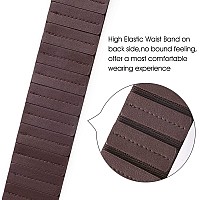 Jasgood Womens Fashion Vintage Wide Elastic Stretch Waist Belt With Interlock Buckle Halloween Belt