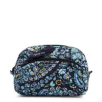 Vera Bradley Womens Cotton Mini Cosmetic Makeup Organizer Bag Dreamer Paisley Recycled Cotton One Size