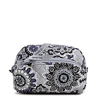 Vera Bradley Womens Cotton Mini Cosmetic Makeup Organizer Bag Tranquil Medallion Recycled Cotton One Size