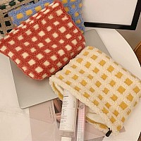 Plush Cosmetic Bags For Women Makeup Bag Large Capacity Purse Travel Toiletry Zipper Storage Pouch Make Up Brushes Organizer For