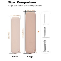 Corneria Large Makeup Brush Holder With Magnetic Lock Upgraded Silicon Makeup Brush Organizer With Antifall Out Design Soft A