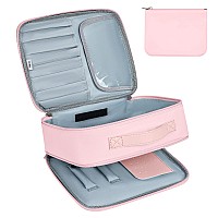 Dimj Makeup Bags For Women Makeup Organizer Travel Cosmetic Travel And Jewelry Bag Pouch For Makeup Brushes Toiletry Jewelry M