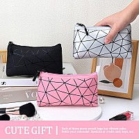 5 Pcs Makeup Bags With Zipper Cosmetic Travel Carrying Case Toiletry Pouch Teacher Gifts In Five Colors Teacher Appreciation Gi