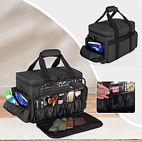 Bafaso Large Makeup Bag With 2 Removable Pouches And Detachable Dividers Multifunctional Cosmetic Bag To Keep Makeup And Hair S