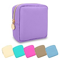 Uixizq Waterproof Mini Makeup Bag Pouch For Pursesmall Cosmetic Travel Bag Pouch Nylon Toiletry Organizers Bag For Women Girls