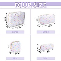 Waterproof Mini Makeup Bag Pouch For Pursenylon Travel Toiletry Organizers Bag Small Cosmetic Bag For Women Girlcute Mini Zipp