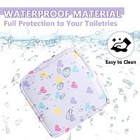 Waterproof Mini Makeup Bag Pouch For Pursenylon Travel Toiletry Organizers Bag Small Cosmetic Bag For Women Girlcute Mini Zipp